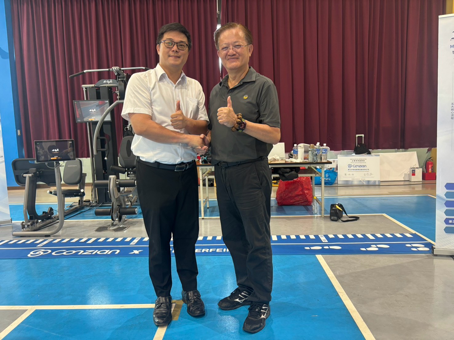 康立安智能醫療於賽事現場展示 AI 智慧體適能檢測與訓練解決方案